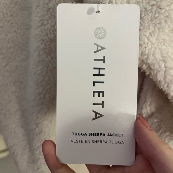 NWT Athleta Tugga Sherpa Jacket - Picture 7 of 8